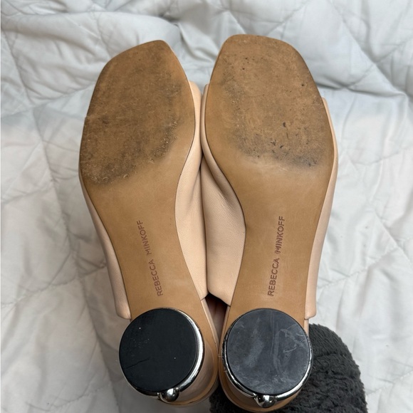 Rebecca Minkoff Women's Tan Leather Mules size 8.5 - Picture 5 of 9